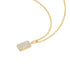 Gold Pavé Pendant Necklace
